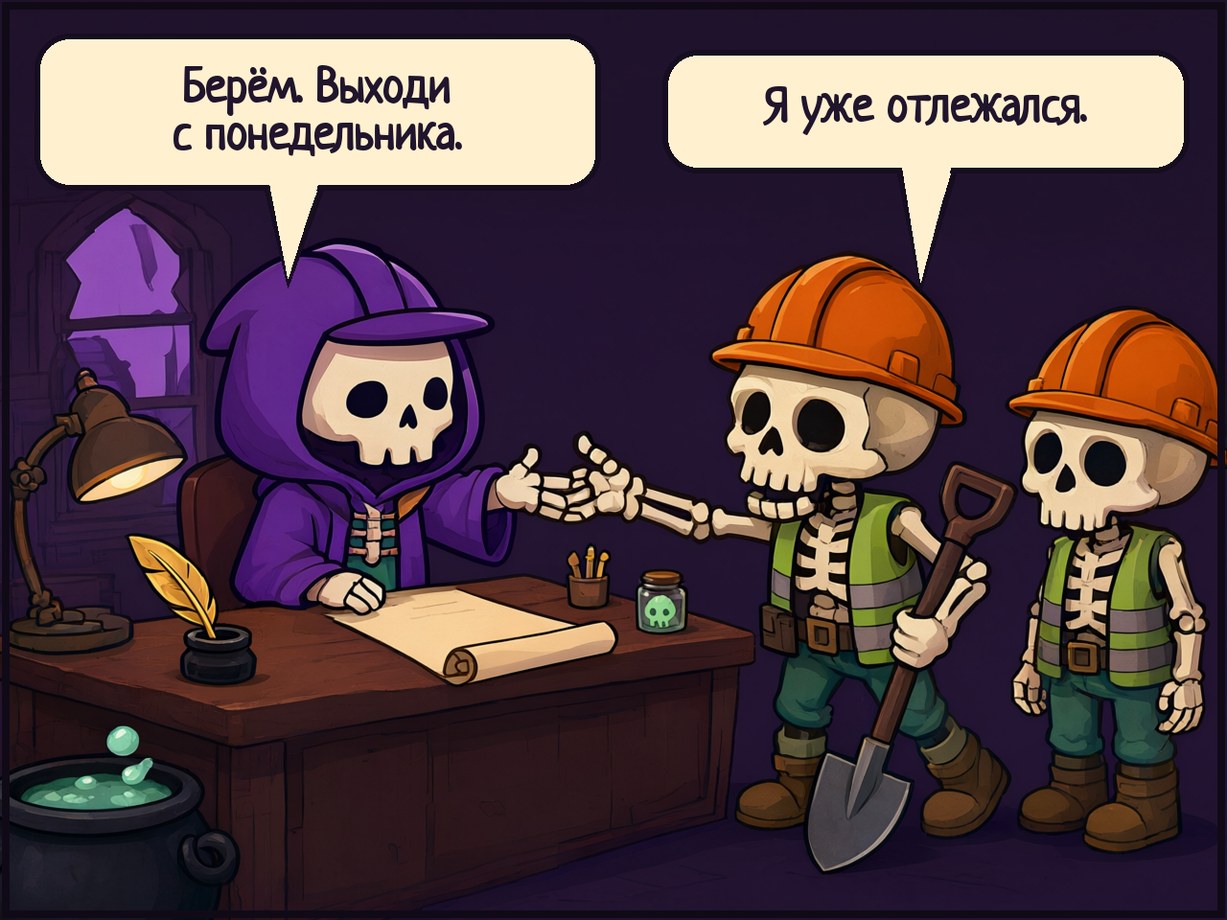 Найм: некромант открывает контору у кладбища